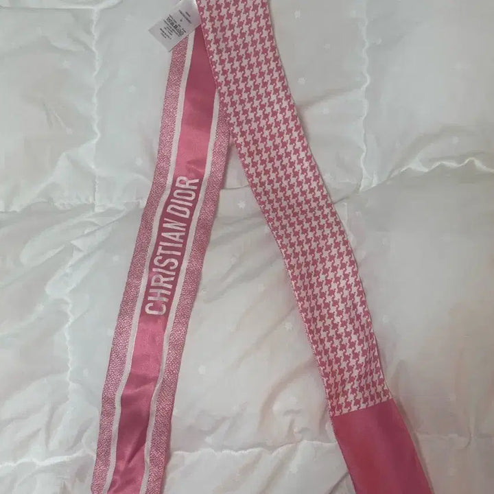 [BUNJANG] Dior 30 Montaigne Mitzah Scarf - Pink / (새 상품급) 디올 30 몽테인 미차 스카프_핑크