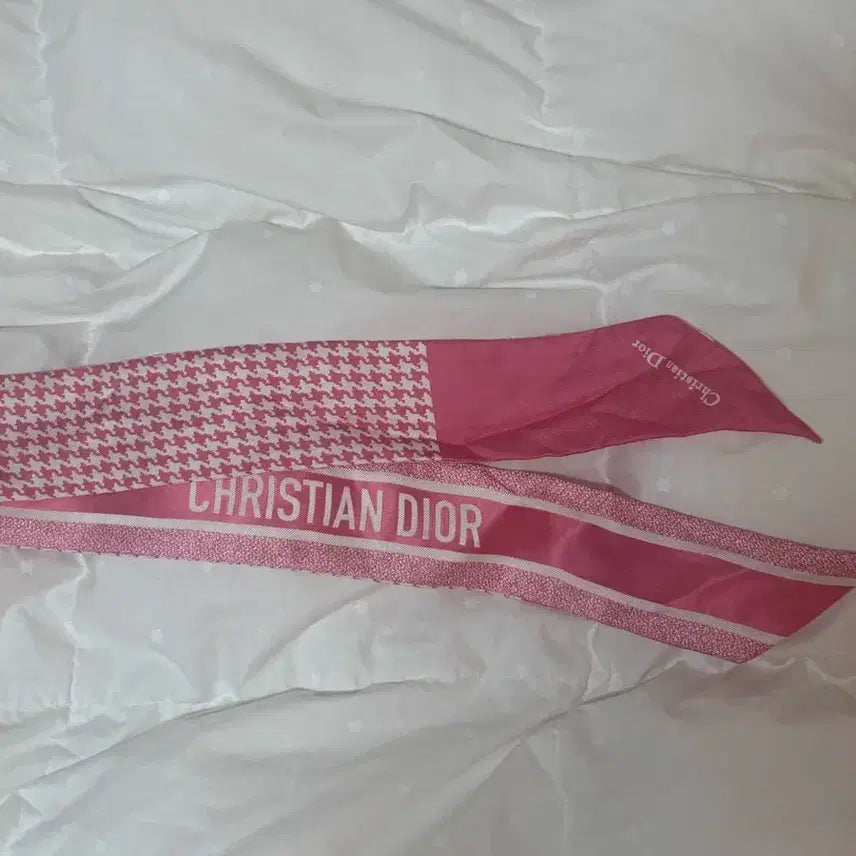 [BUNJANG] Dior 30 Montaigne Mitzah Scarf - Pink / (새 상품급) 디올 30 몽테인 미차 스카프_핑크