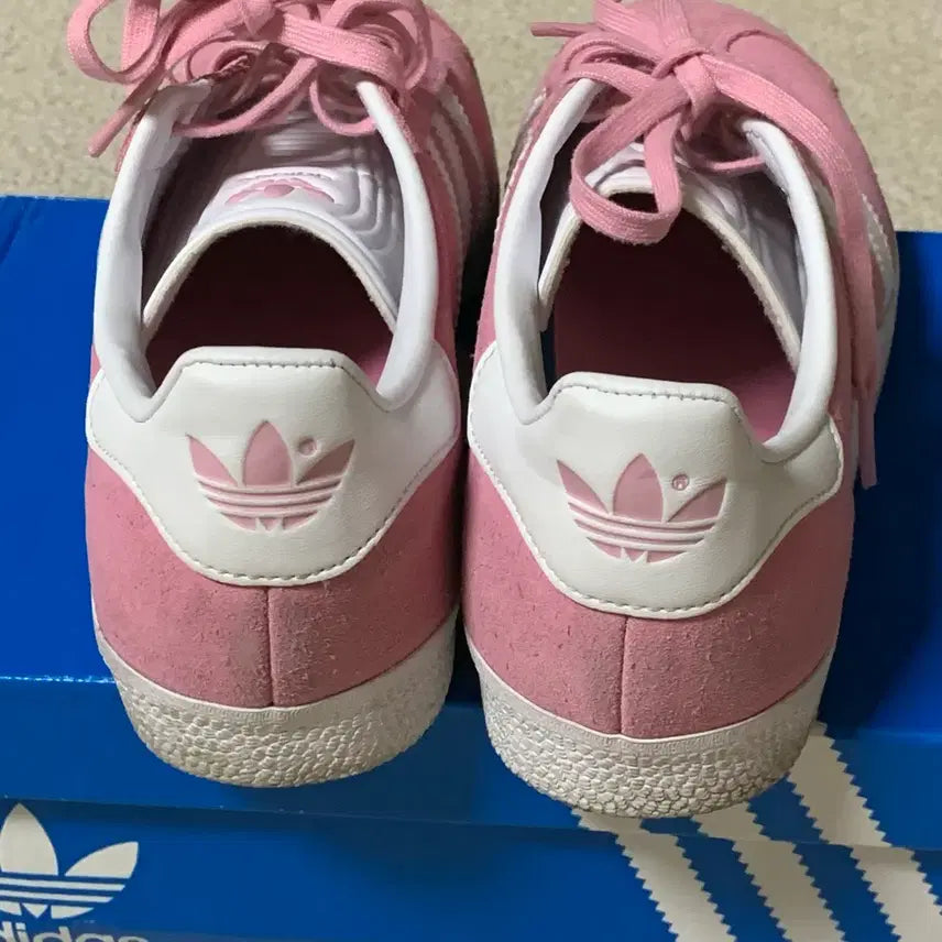 [BUNJANG] Adidas Gazelle Cloud White Pink Glow Sneakers / (W) 아디다스 가젤 클라우드 화이트 핑크 글로우