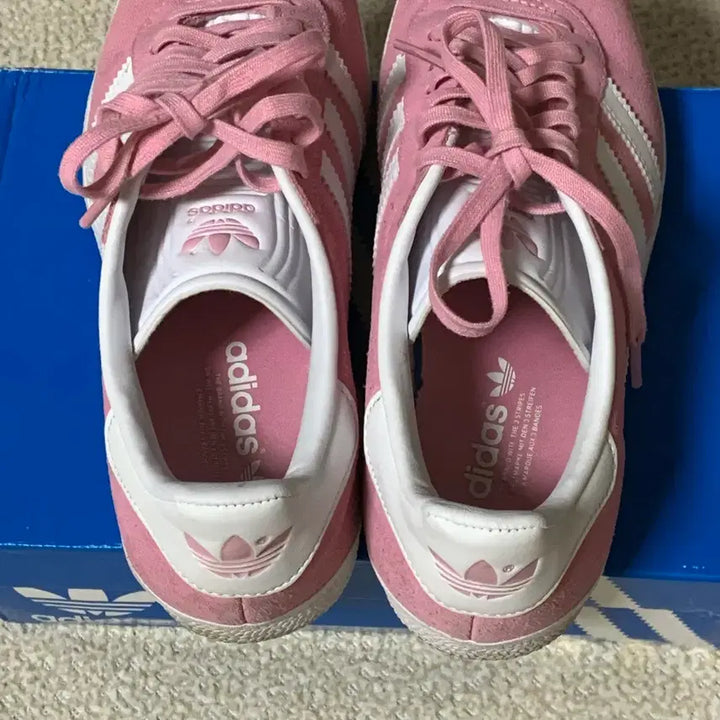 [BUNJANG] Adidas Gazelle Cloud White Pink Glow Sneakers / (W) 아디다스 가젤 클라우드 화이트 핑크 글로우