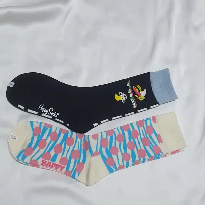[BUNJANG] Happy Socks Patterned Socks / 개당가격이예요~ 화이트 크림베이지 버섯 도트 지브라 해피삭스 양말