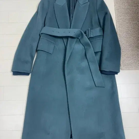 [BUNJANG] System Cuff Block Long Coat (Cashmere 5% Wool 95%) / 시스템 커프스 블록 롱 코트 (캐시미어5 울95)