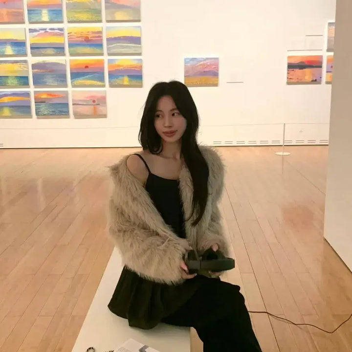 [BUNJANG] Wearest Mute Fur Jacket / Wearest 웨어레스트 mute fur jacket 퍼자켓(1회 착용)