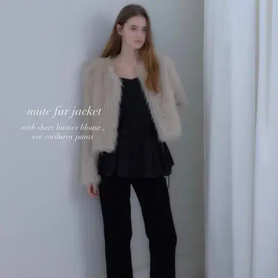 [BUNJANG] Wearest Mute Fur Jacket / Wearest 웨어레스트 mute fur jacket 퍼자켓(1회 착용)