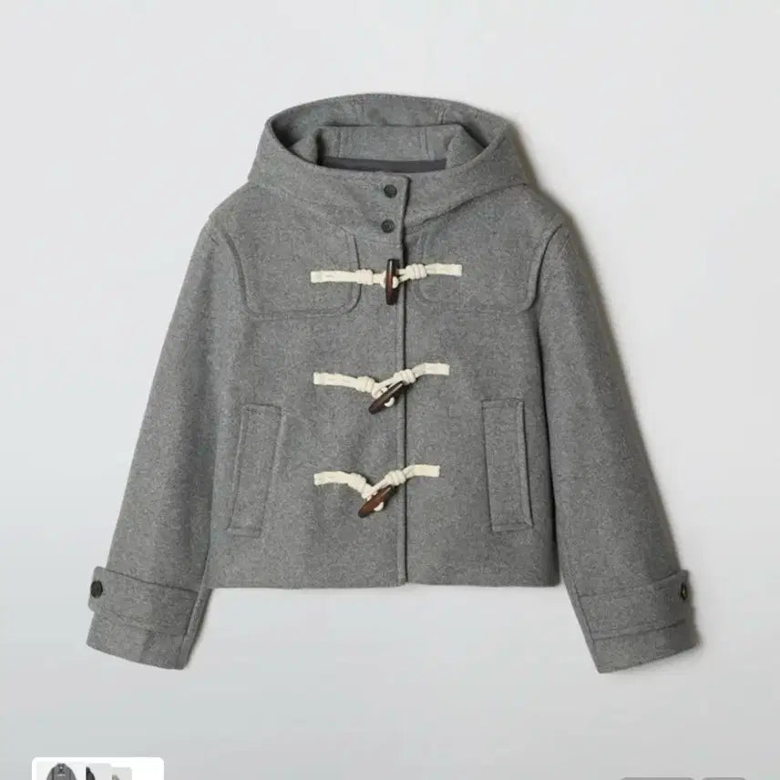 [BUNJANG] SPAO Navy Short Duffle Coat (S) / 스파오 더플 숏 코트 네이비 s
