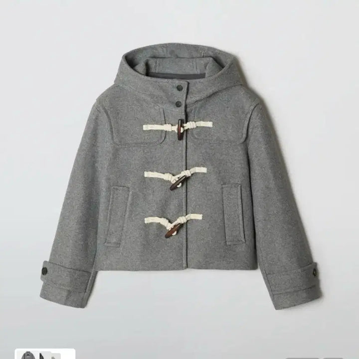 [BUNJANG] SPAO Navy Short Duffle Coat (S) / 스파오 더플 숏 코트 네이비 s
