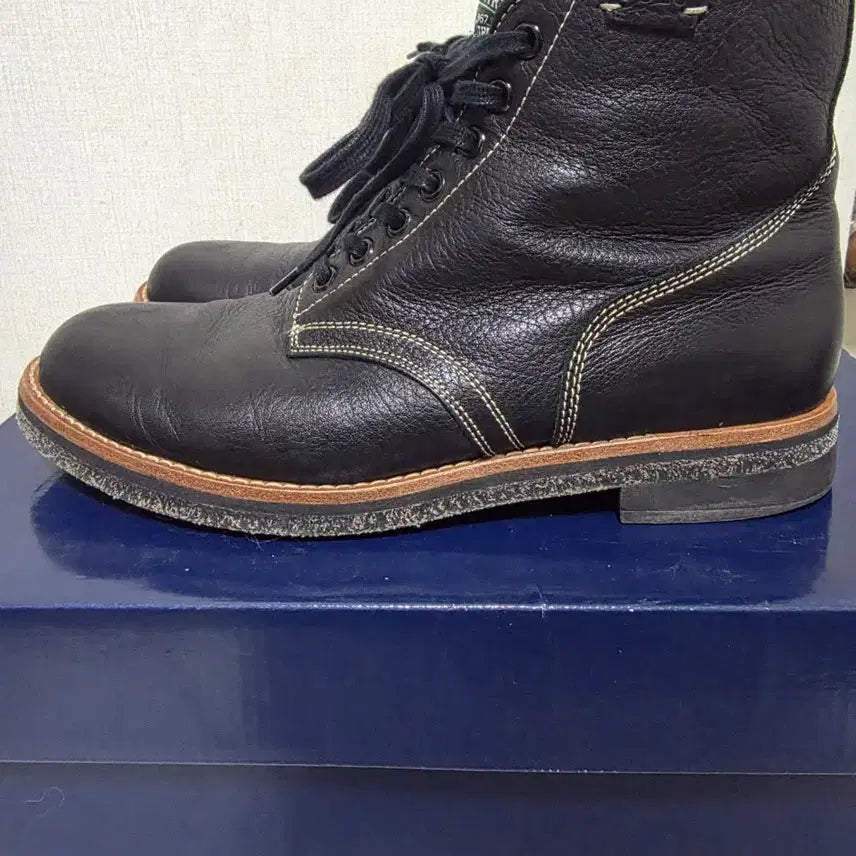 [BUNJANG] Polo Ralph Lauren Tumbled Leather Walker Boots / 민트급))폴로 랄프로렌 텀블드 레더 워커 부츠 260 사이즈