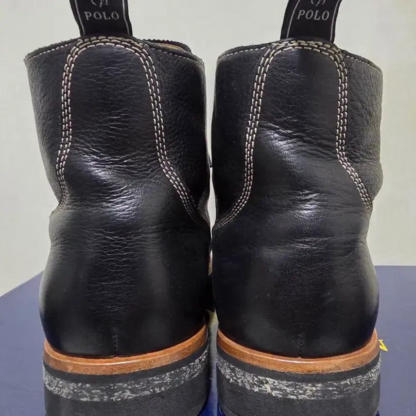 [BUNJANG] Polo Ralph Lauren Tumbled Leather Walker Boots / 민트급))폴로 랄프로렌 텀블드 레더 워커 부츠 260 사이즈