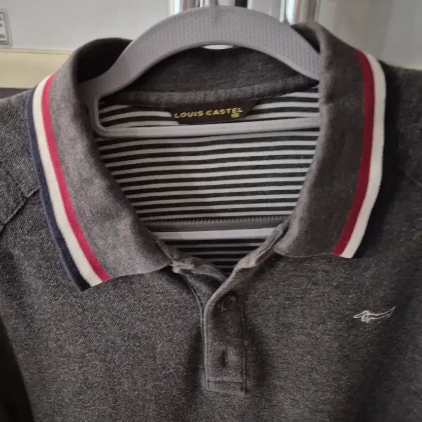 [BUNJANG] Louis Castel Gray Collar Shirt (Size 100) / 루이까스텔 회색 카라셔츠(100)