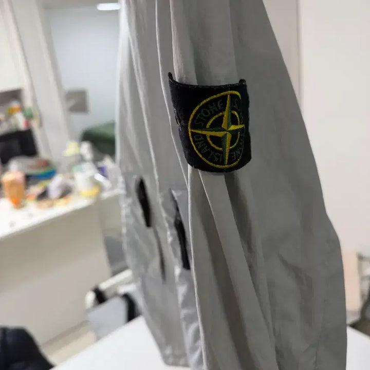 [BUNJANG] Stone Island Windbreaker Jacket Sky Blue 20ss XL / 스톤아일랜드 바람막이 자켓 스카이블루 20ss XL