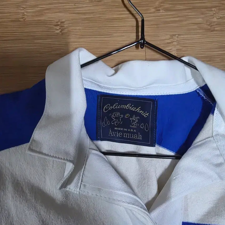 [BUNJANG] Abbiee Mua Colombia Rugby Shirt / 아비에무아 콜롬비아 럭비 셔츠