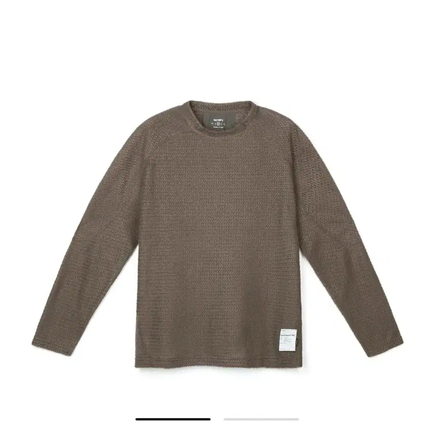 [BUNJANG] SATISFY FuzzFleece AD Long Tee L / 새티스파이 퍼즈플리스 AD 롱티 L (새싱품)