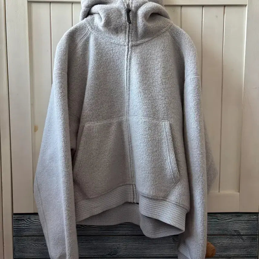 [BUNJANG] Goldwin Zero Wool Fleece Hooded Zip-Up Jacket / 골드윈 제로 울 플리스 후드 집업 2사이즈