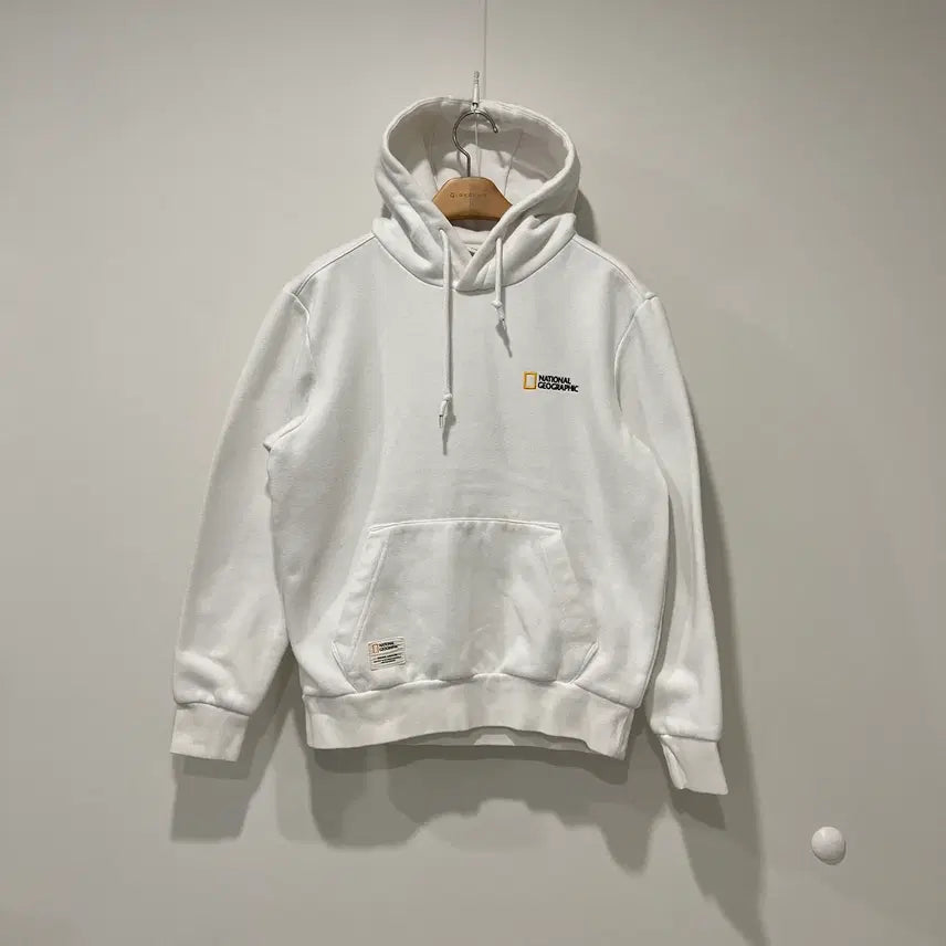[BUNJANG] National Geographic Hoodie White / [National Geographic] 내셔널지오그래픽 후드티