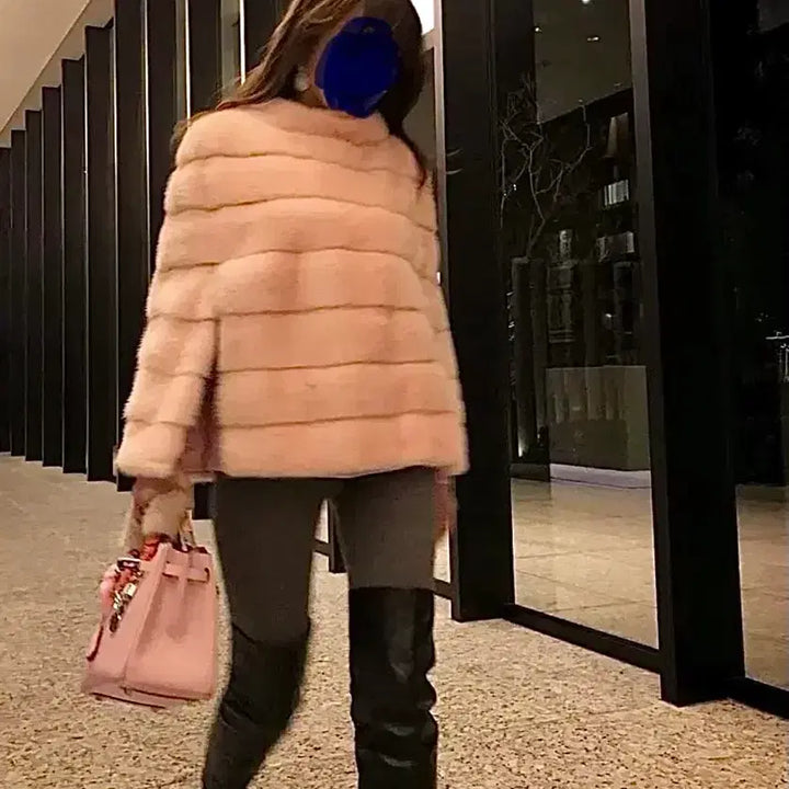 [BUNJANG] Copenhagen Mink Cape / 코펜하겐 케이프 밍크