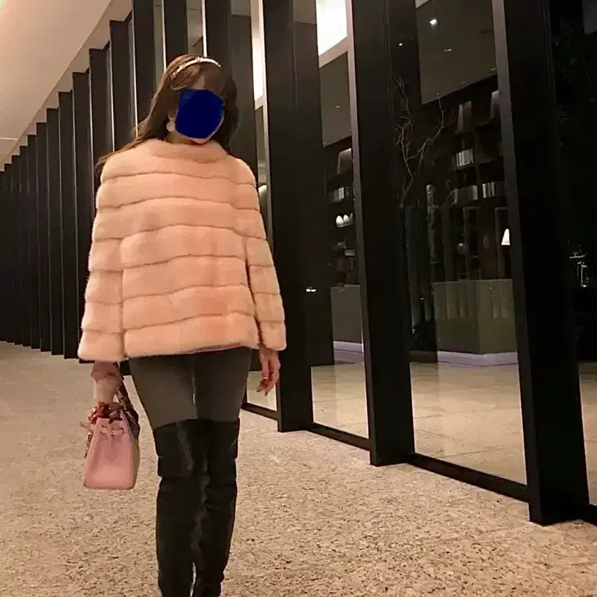 [BUNJANG] Copenhagen Mink Cape / 코펜하겐 케이프 밍크