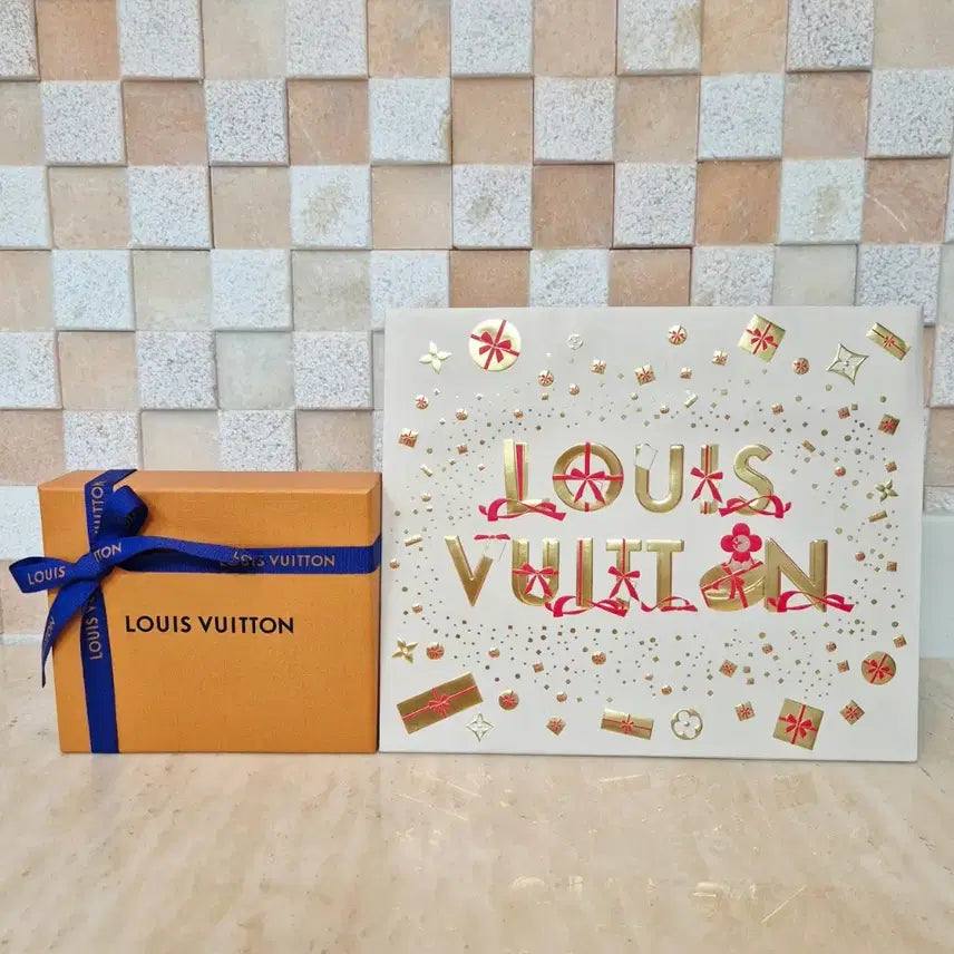 [BUNJANG] Louis Vuitton Box, Shopping Bag, and Ribbon Set / [백화점정품]루이비통 박스+쇼핑백+리본 풀구성품,루이비통 지갑,루이비통