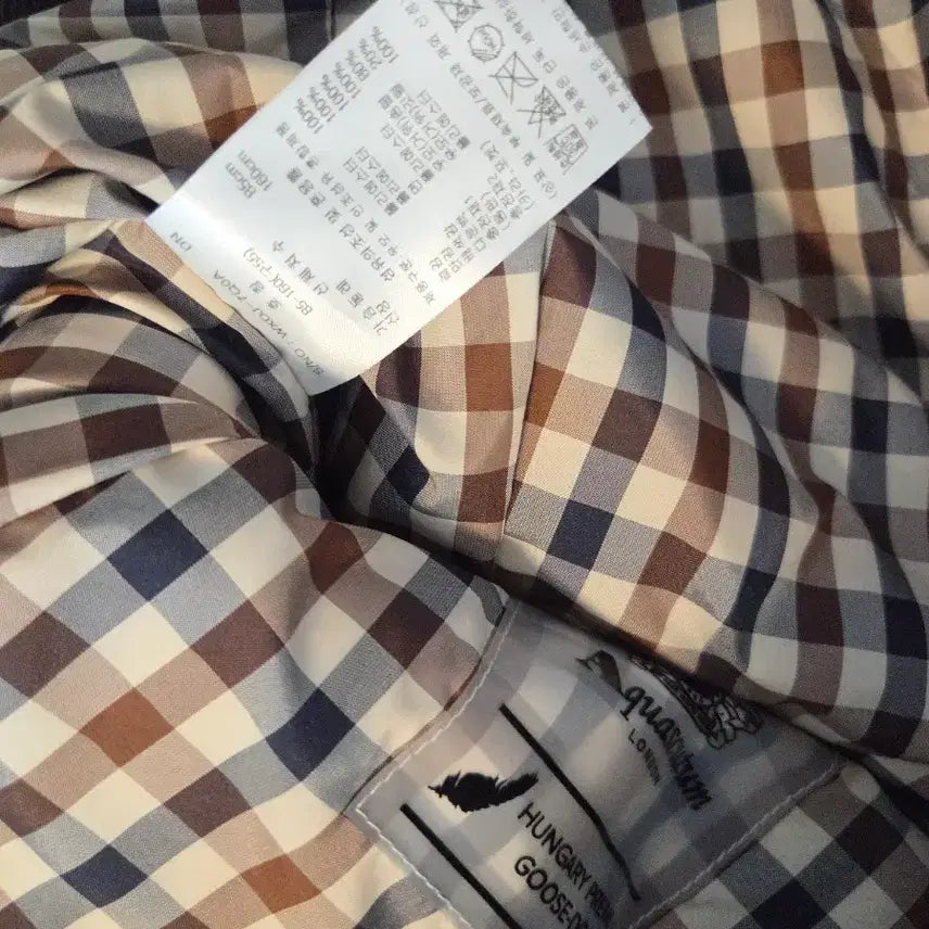 [BUNJANG] Aquascutum Goose Down Quilted Jacket (Size 55) / 아쿠아스큐텀 구스다운 퀼팅 자켓55사이즈