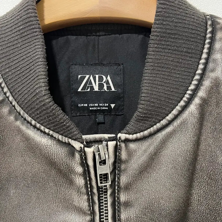 [BUNJANG] Zara Leather Jacket / [Zara] 자라 가죽자켓