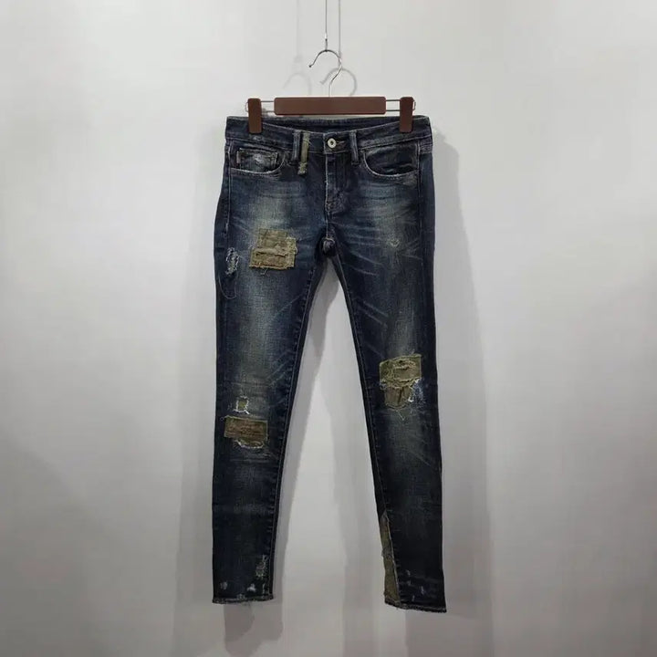 [BUNJANG] Denim & Supply Patchwork Skinny Jeans (Women's) / 데님앤서플라이 우먼 패치워크 스키니진 27