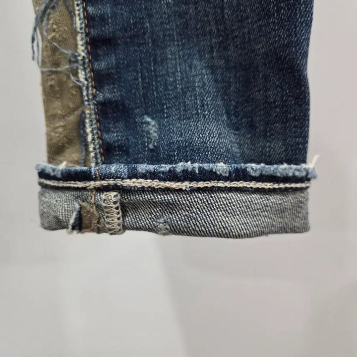 [BUNJANG] Denim & Supply Patchwork Skinny Jeans (Women's) / 데님앤서플라이 우먼 패치워크 스키니진 27