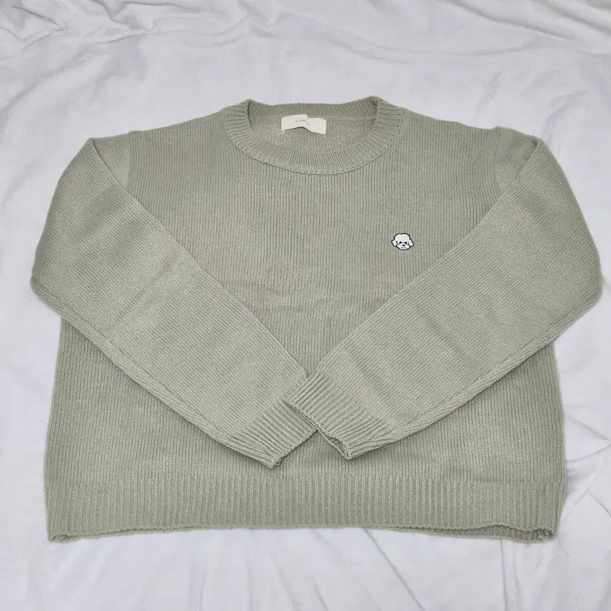 [BUNJANG] Pink/Khaki Knit Sweater / 여성 봄 니트