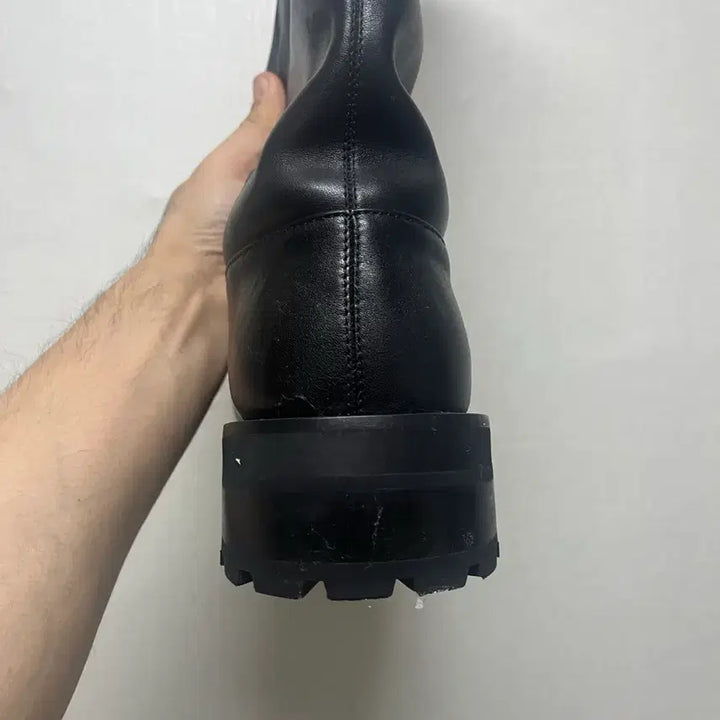 [BUNJANG] [42]PROJECT GR Wide Shaft Boots Black / [42]프로젝트gr 와이드 샤프트 부츠 블랙
