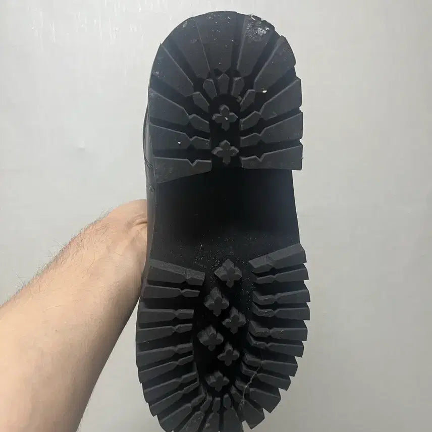 [BUNJANG] [42]PROJECT GR Wide Shaft Boots Black / [42]프로젝트gr 와이드 샤프트 부츠 블랙