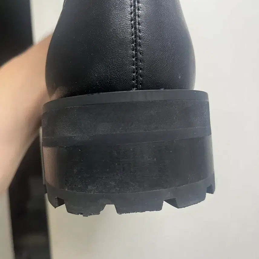 [BUNJANG] [42]PROJECT GR Wide Shaft Boots Black / [42]프로젝트gr 와이드 샤프트 부츠 블랙