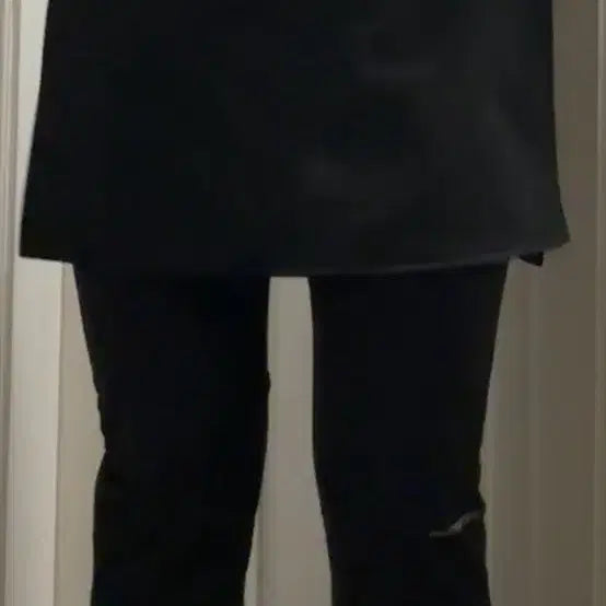[BUNJANG] ZICHORY Layered Pants 25 Black / 지초이 레이어드팬츠 25 블랙