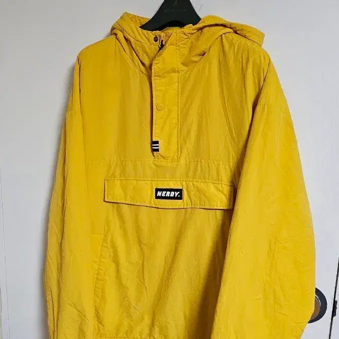 [BUNJANG] NERDY Fleece-Lined Hoodie Anorak Jacket / 널디 안감기모 후드 아노락 잠바 (2.3