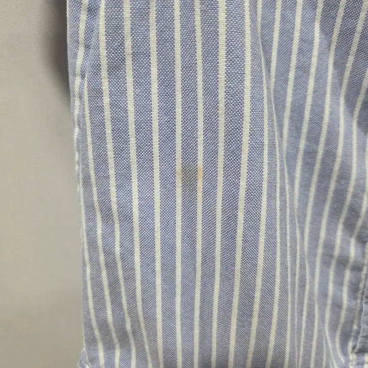 [BUNJANG] Girls' Striped Oxford Short-Sleeve Button-Down Dress / 폴로랄프로렌 걸즈 버튼다운 스트라이프 옥스포드 반팔셔츠 원피스