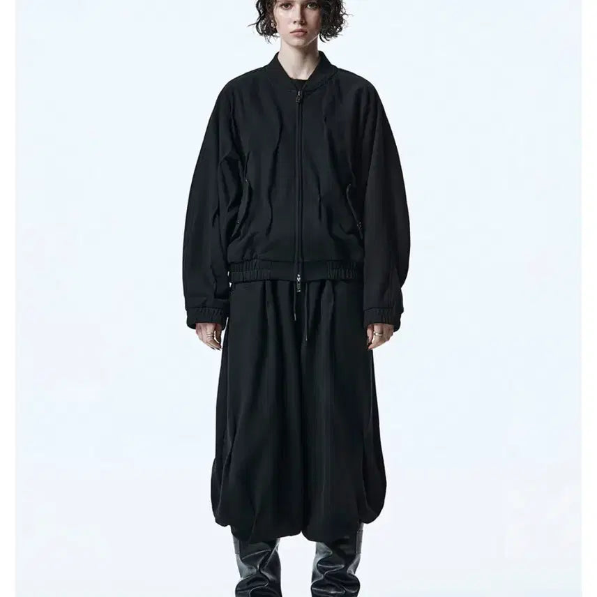 [BUNJANG] Triming Bird Bar-Tack Sweat Training Suit Jacket & Pants Set / (셋업,세트)트리밍버드 Bar-Tack 스웻 트레이닝복 자켓 팬츠