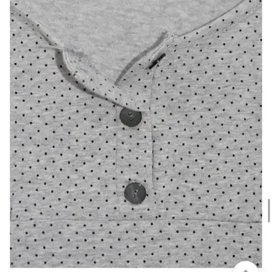 [BUNJANG] Blackup Dot Pattern Long Sleeve T-shirt / 도트유넥긴팔티셔츠 레이어드 빈티지 모리걸 블랙업 김아홉