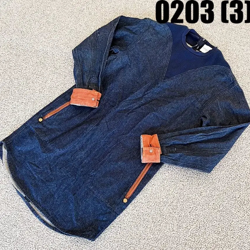 [BUNJANG] Haepning Women's Denim Long Dress / [S] 해프닝 여성 데님 롱 원피스