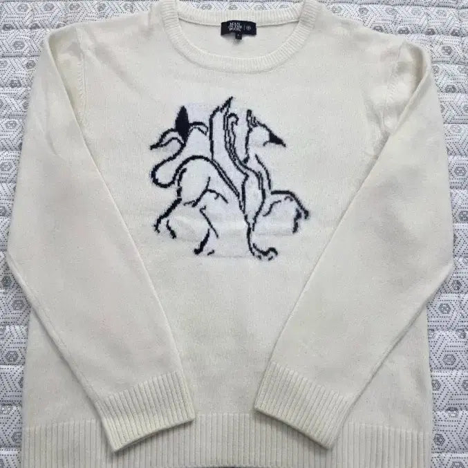 [BUNJANG] Man on the Boon Ivory Wool Knit Sweater / 맨온더분 아이보리 울 니트 95
