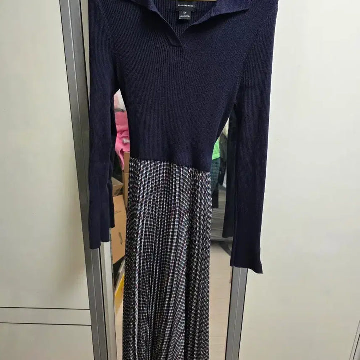 [BUNJANG] Club Monaco S Size Pleated Dress / 클럽모나코원피스