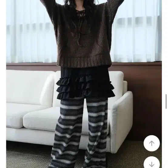 [BUNJANG] Binary One Frill Layered Vintage Mori Girl Dress / 프릴 레이어드 민소매 원피스 바이너리원 레이어드 빈티지 모리걸