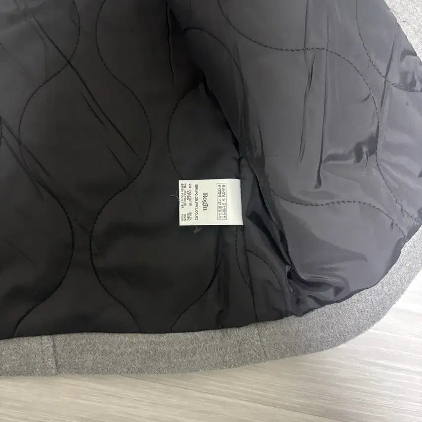 [BUNJANG] Login and Logy Hooded Half Coat Gray / 로긴앤로지 후드 하프 코트 그레이