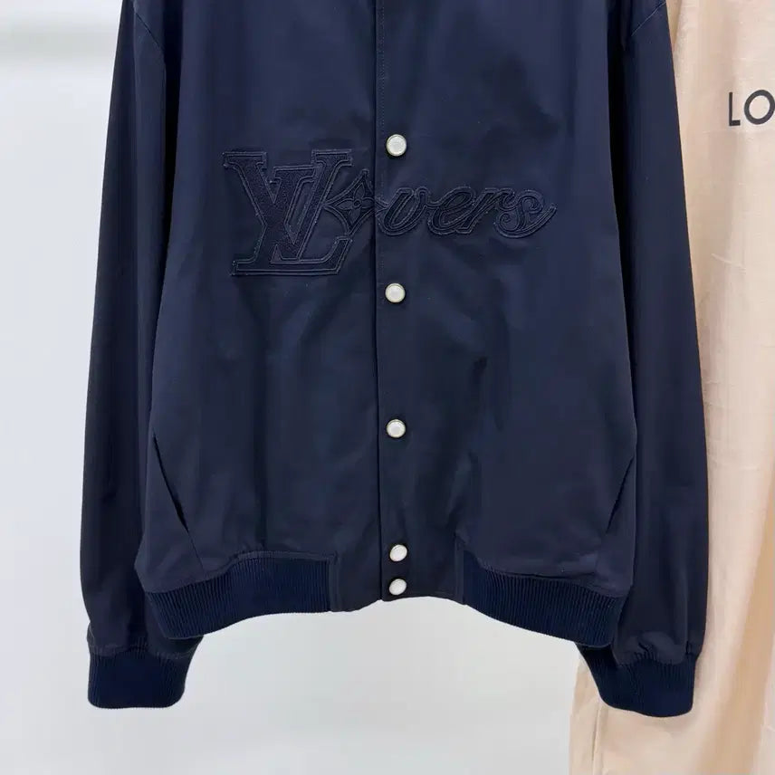 [BUNJANG] Louis Vuitton Embroidered Cotton Bomber Jacket / [S+급/58] 루이비통 엠브로이더드 코튼 보머 블루종 자켓