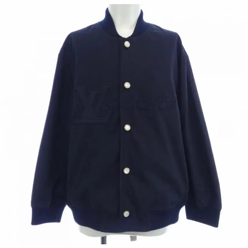 [BUNJANG] Louis Vuitton Embroidered Cotton Bomber Jacket / [S+급/58] 루이비통 엠브로이더드 코튼 보머 블루종 자켓