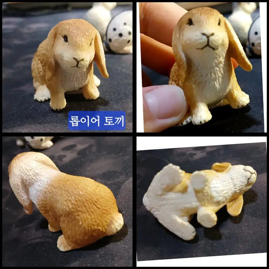 [BUNJANG] Schleich Rabbit Figure Set / 슐라이히 Schleich 토끼 모형 피규어 고전 희귀 7마리 세트