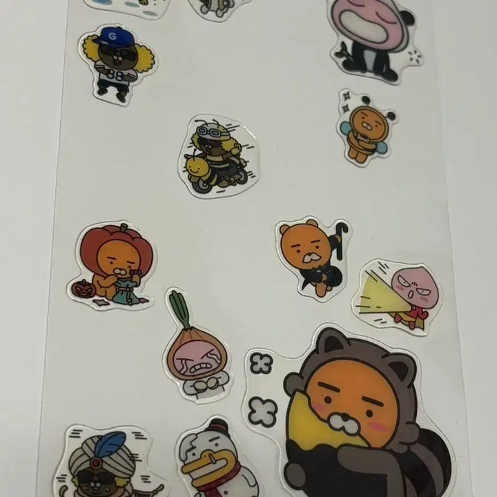 [BUNJANG] Kakao Friends Embossed Sticker Set / 카카오프렌즈 스티커