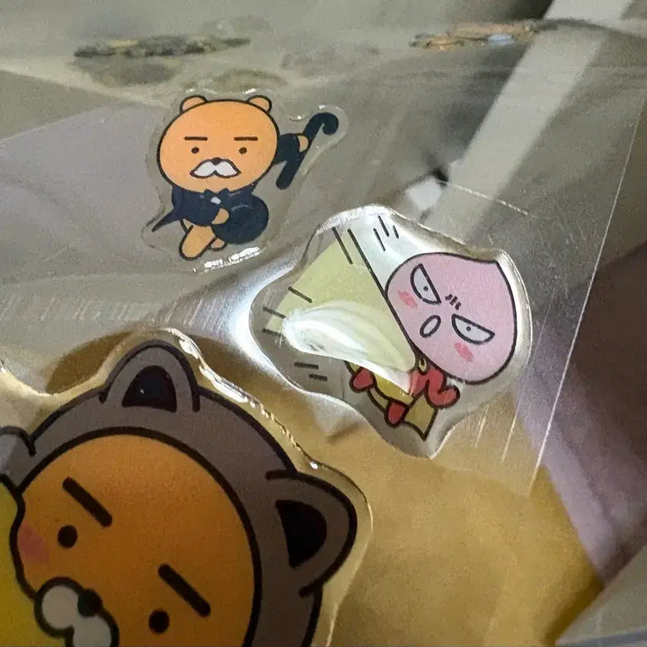 [BUNJANG] Kakao Friends Embossed Sticker Set / 카카오프렌즈 스티커
