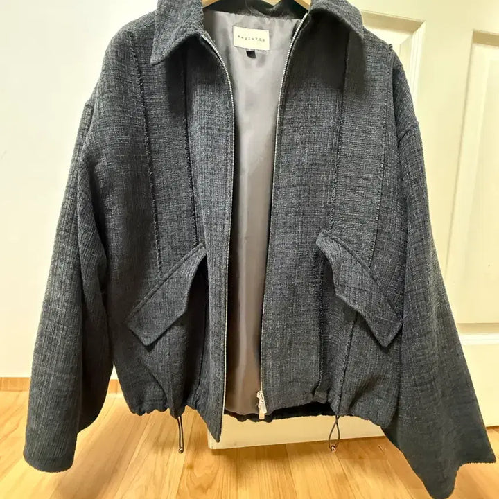 [BUNJANG] Begin202 Cutoff Tweed Blouson / 비긴202 컷오프 트위드 블루종