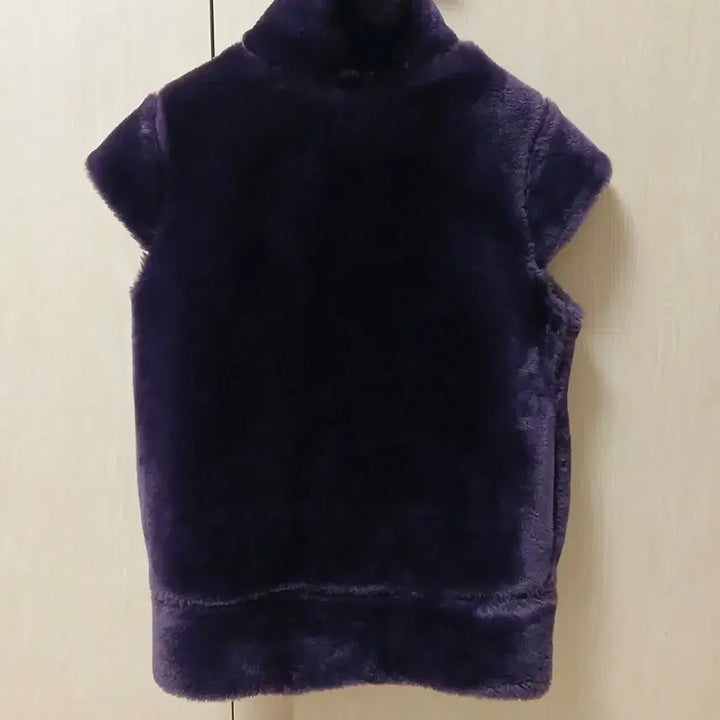 [BUNJANG] Violet Fur Vest / 바이올렛 집업 퍼조끼