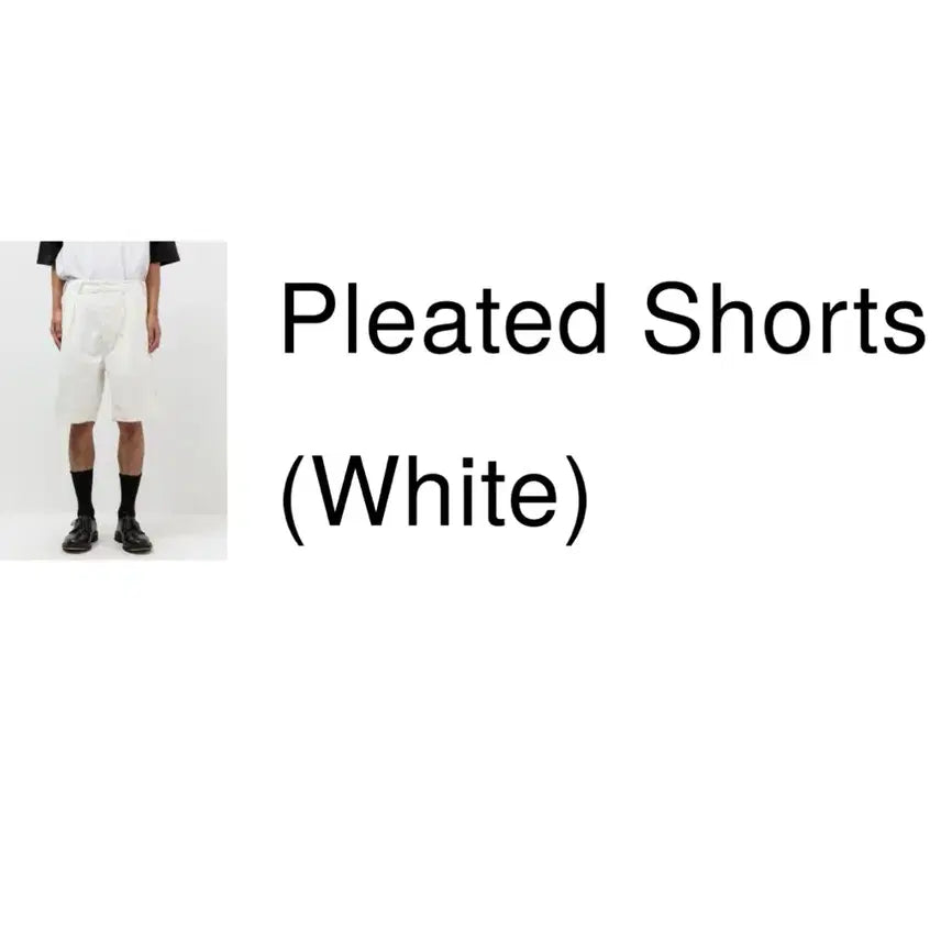 [BUNJANG] Sunflower Pleats Shorts / 선플라워 플리츠 쇼츠