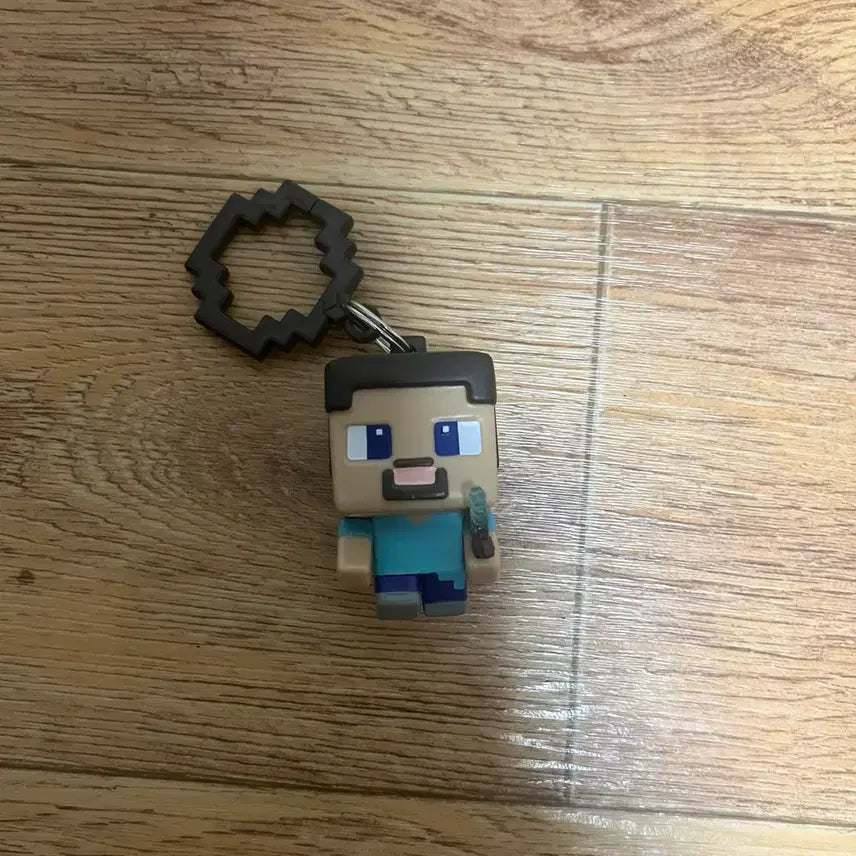 [BUNJANG] Minecraft Steve Figure Keyring / 마인크래프트 스티브 키링 피규어