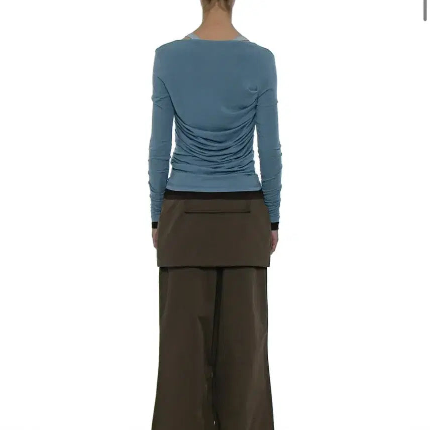 [BUNJANG] Partimento Woman Layered Parachute Pants / 파르티멘토 우먼 레이어드 파라슈트 팬츠_브라운
