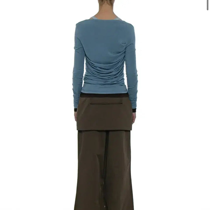 [BUNJANG] Partimento Woman Layered Parachute Pants / 파르티멘토 우먼 레이어드 파라슈트 팬츠_브라운